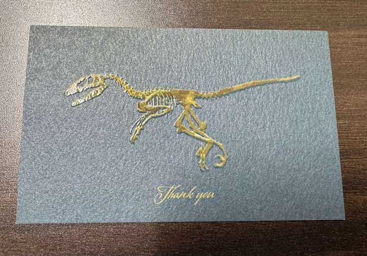 Thank you カード 5枚入り（ディノニクス）