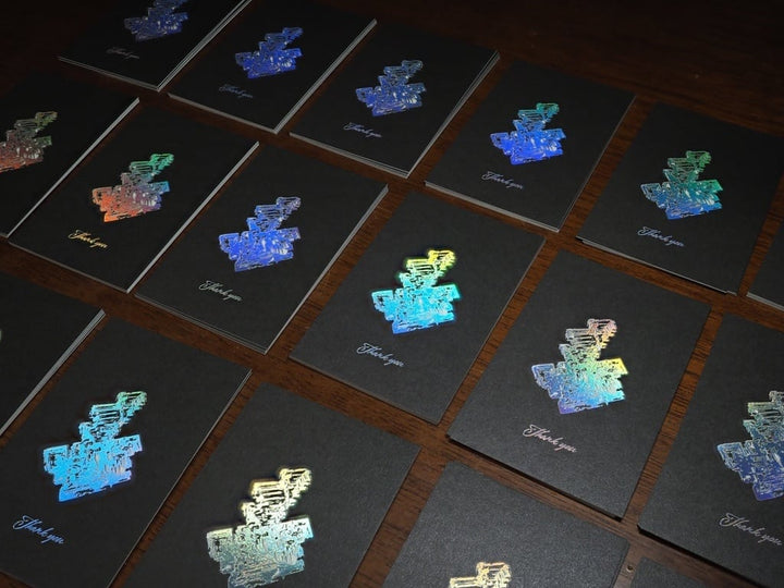 Thank you カード 5枚入り（ビスマス）