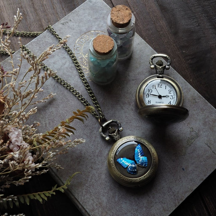 手書き懐中時計（キプリスモルフォ）