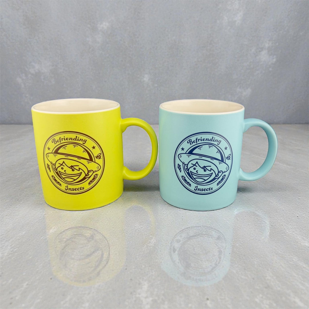 【むし岡だいき】カラーマグカップ イエロー