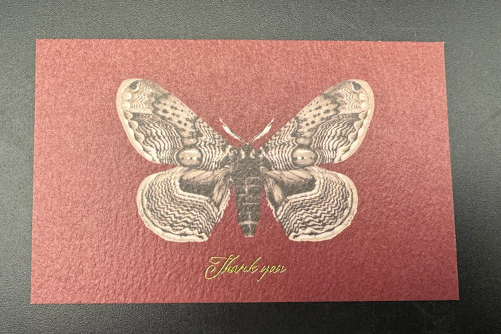Thank you カード 5枚入り（イボタガ）