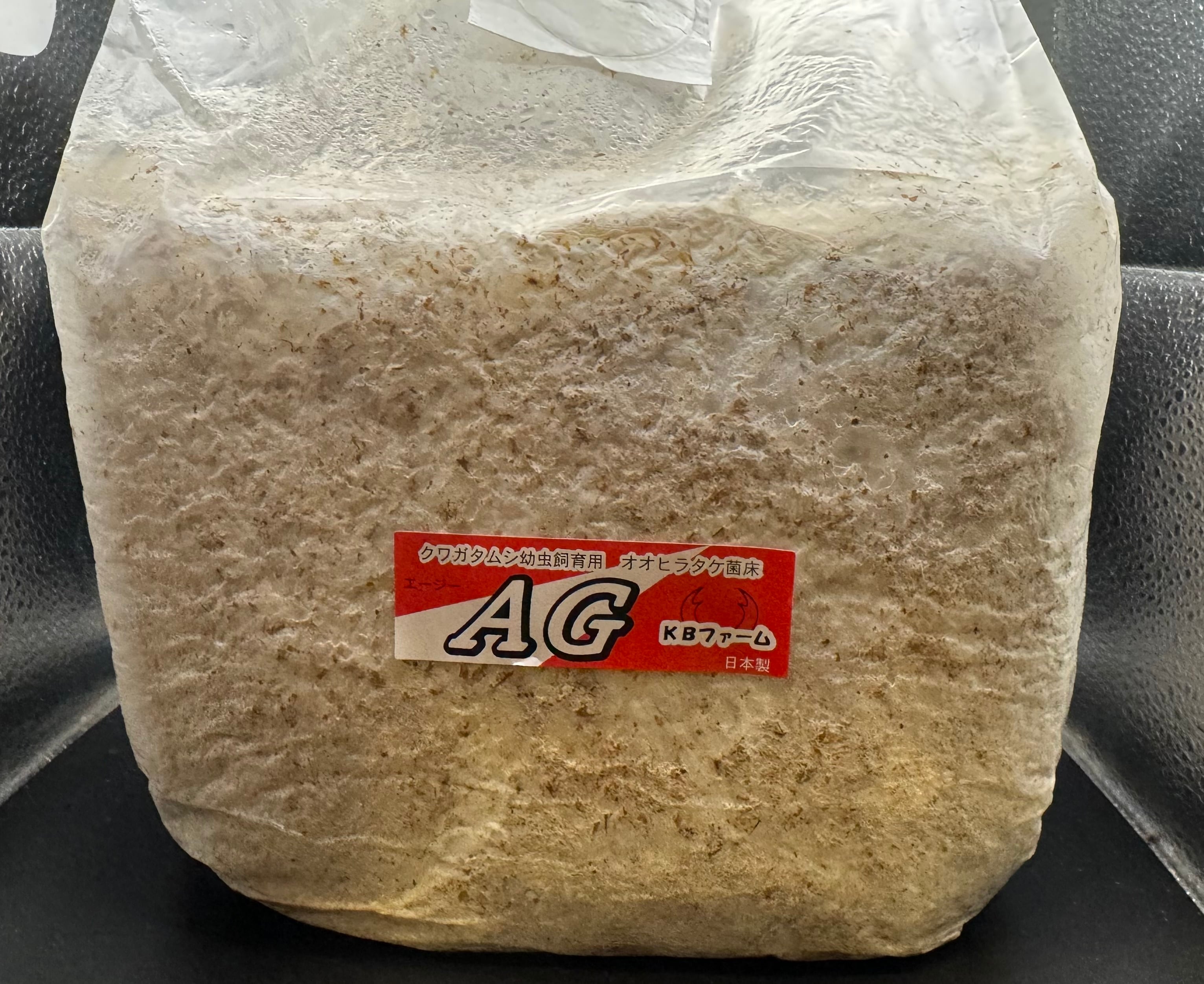 ペット用品 KB菌床AGブロック 3500cc オオヒラタケ粗め 20個 菌糸