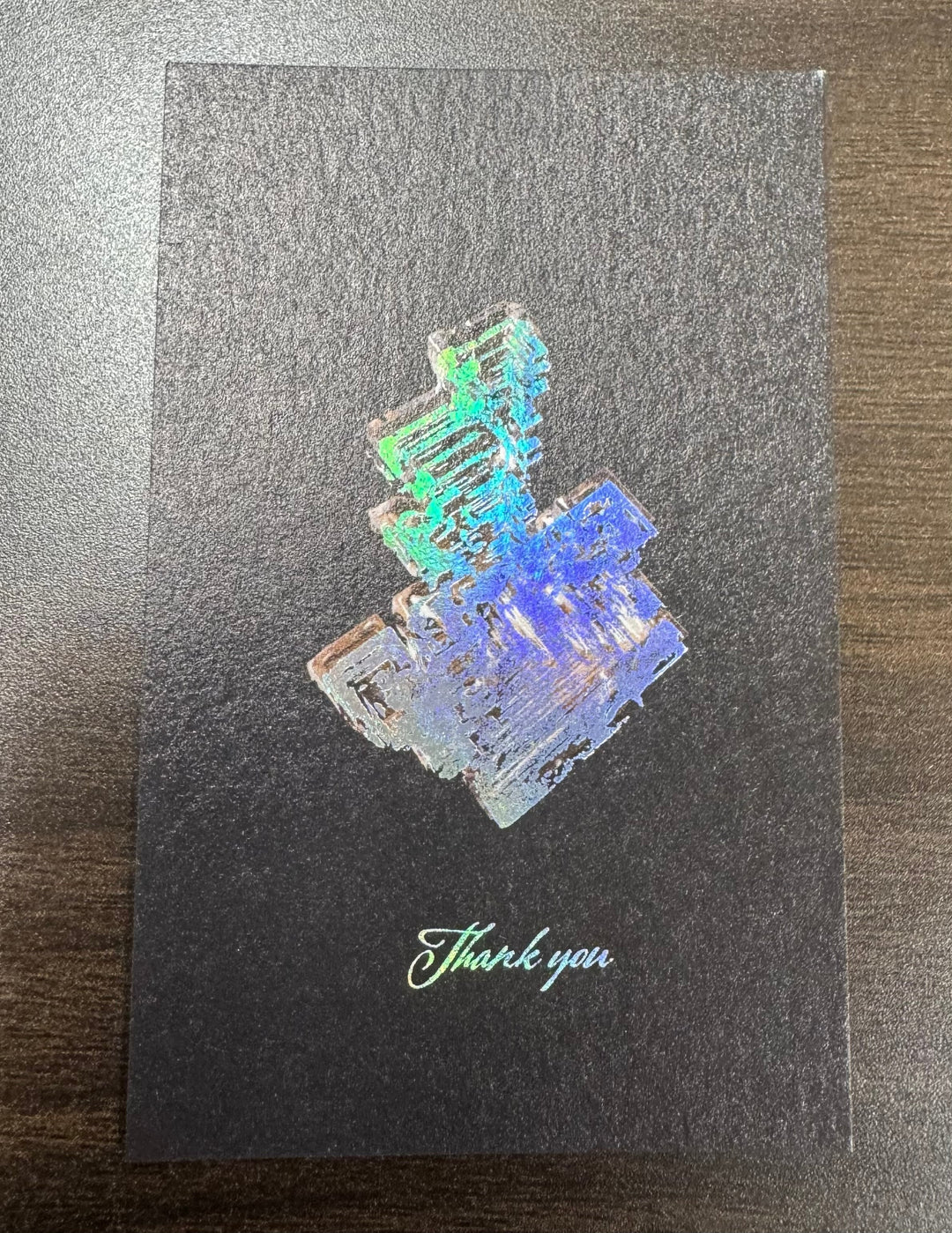 Thank you カード 5枚入り（ビスマス）