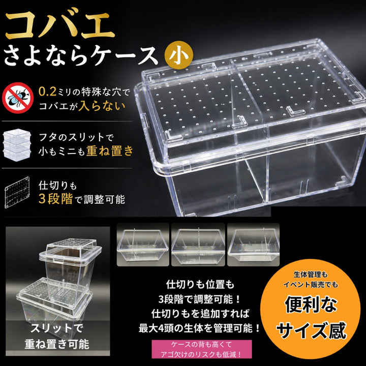コバエさよなら飼育ケース 小サイズ【デジケース】
