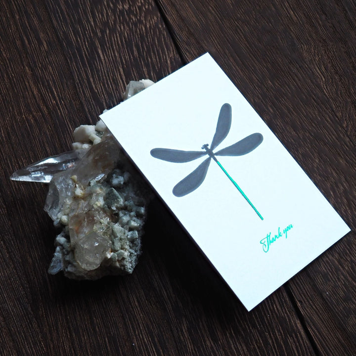 Thank you カード 5枚入り（ハグロトンボ）