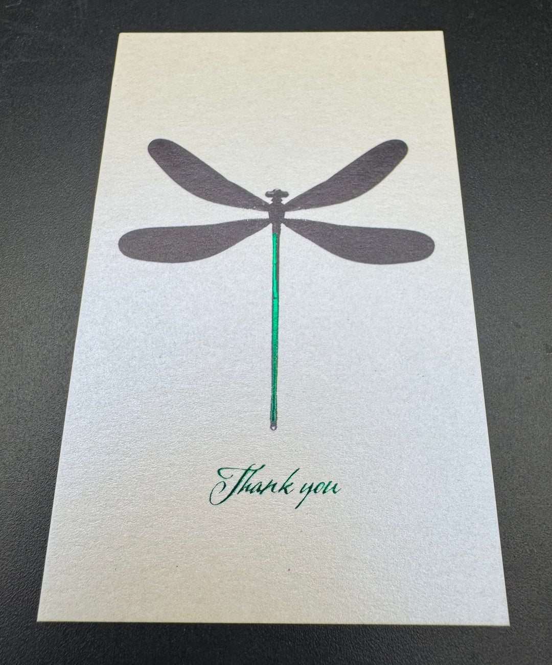 Thank you カード 5枚入り（ハグロトンボ）
