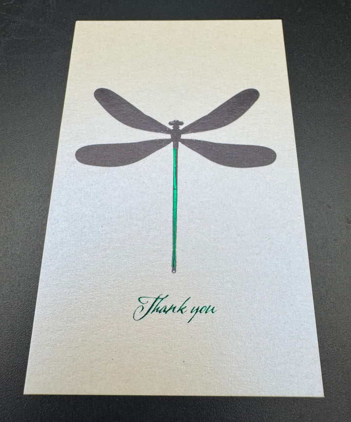 Thank you カード 5枚入り（ハグロトンボ）