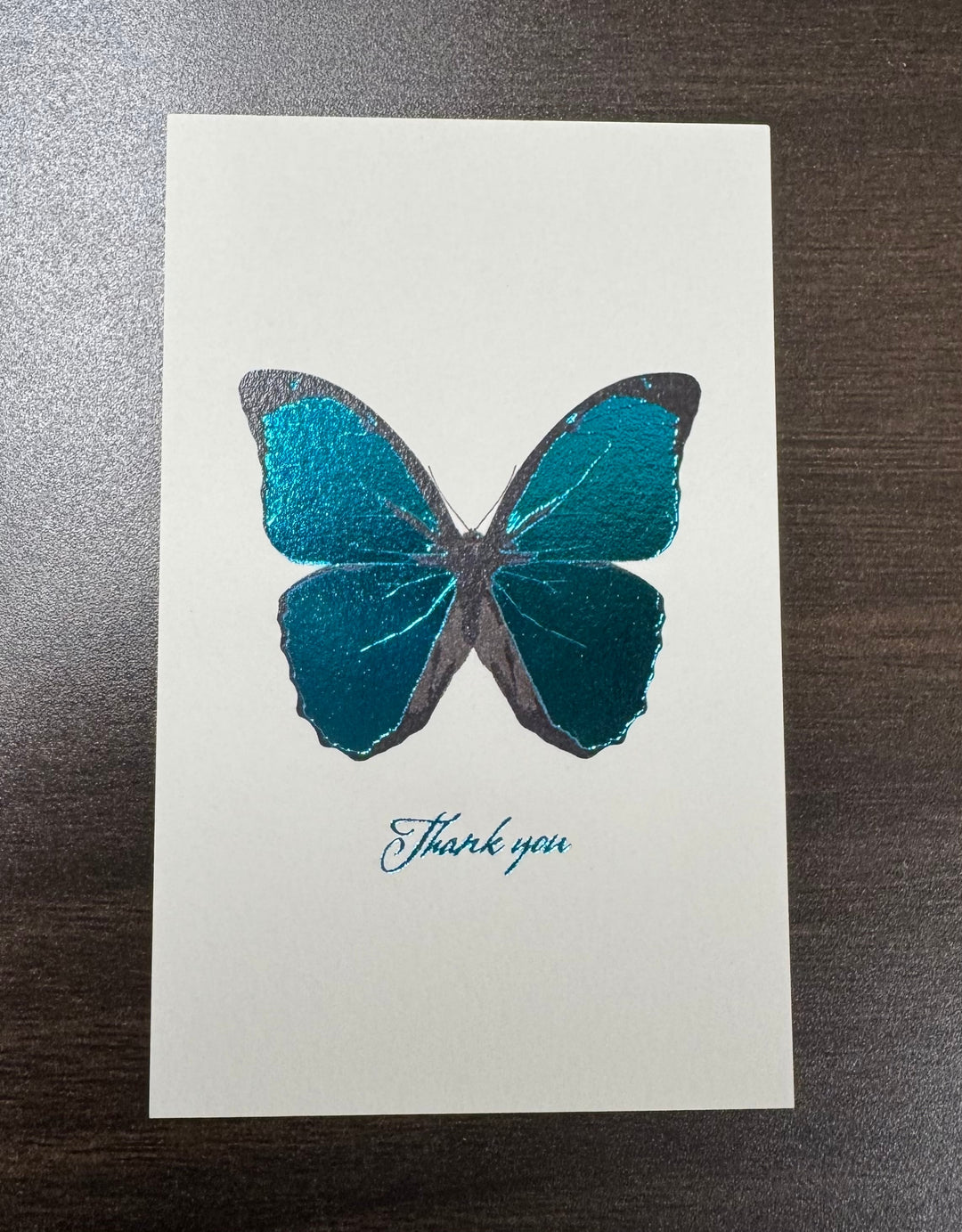 Thank you カード 5枚入り（メネラウスモルフォ）