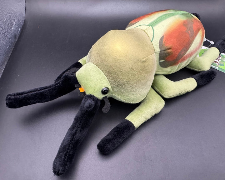 わくわく図鑑 ニジイロクワガタぬいぐるみ中
